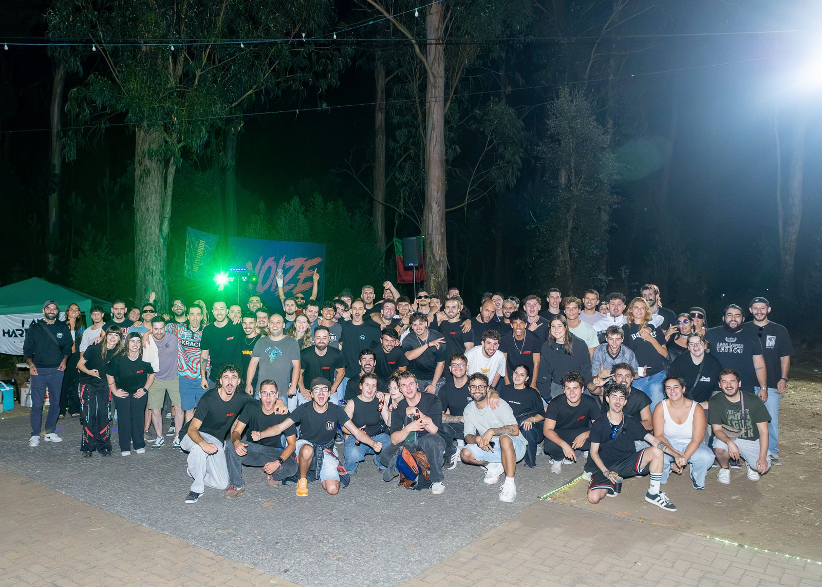 Luz e espaço do The First Impact